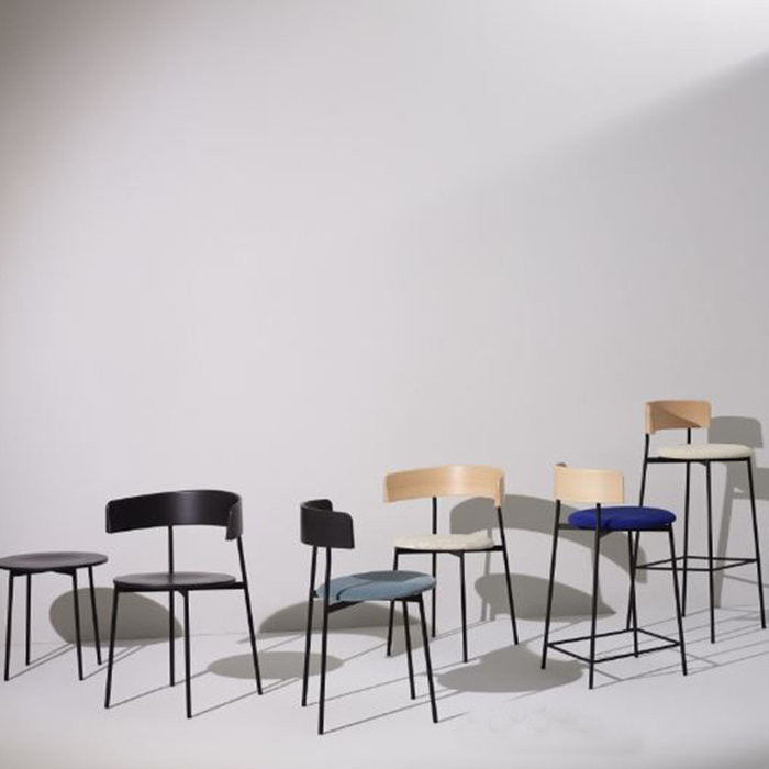 Fest Amsterdam Friday tabouret de bar noir H60