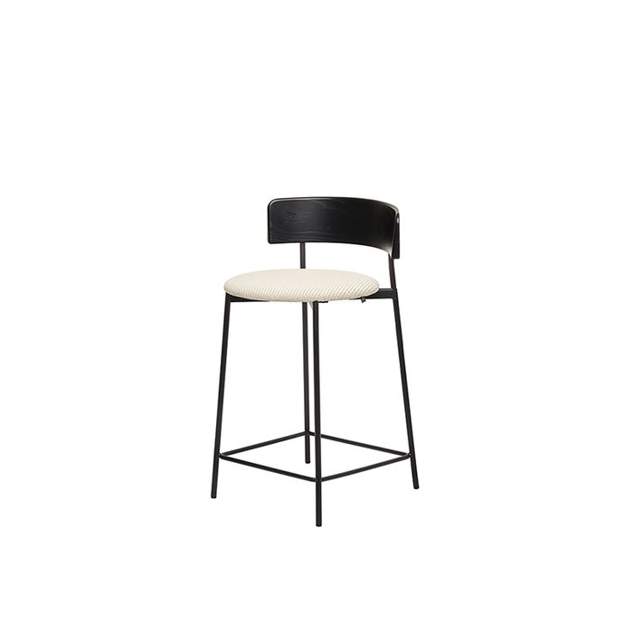 Fest Amsterdam Friday tabouret de bar noir H60