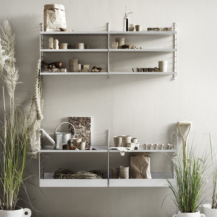 String Wandpaneel galvanized 30 cm enkel