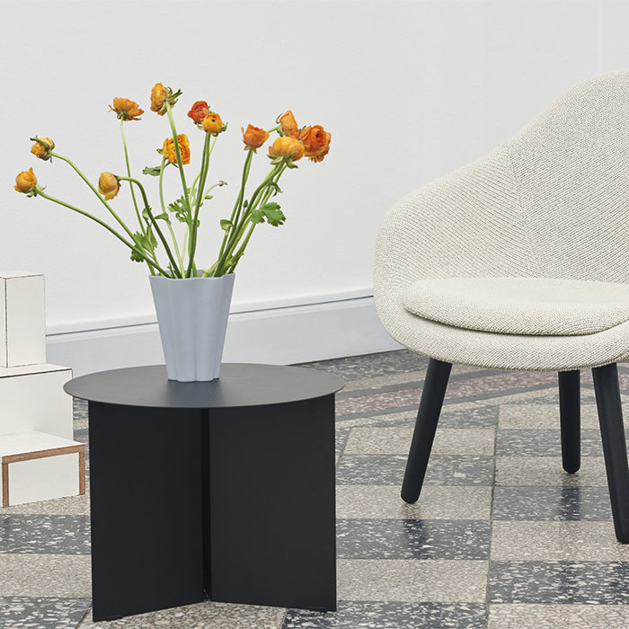 HAY Slit table Round Steel - Ø 45 x H 35,5 cm