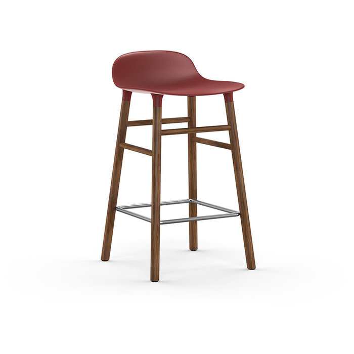 Normann Copenhagen Form Barstool Bois de noyer