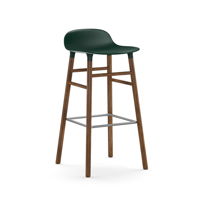 Normann Copenhagen Form Barstool Bois de noyer