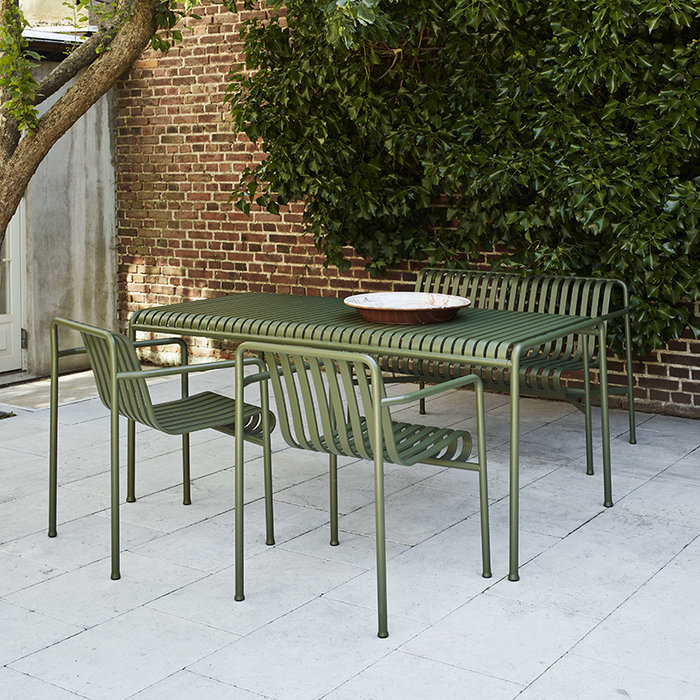 HAY Chaise de repas Palissade avec accoudoirs - HAY