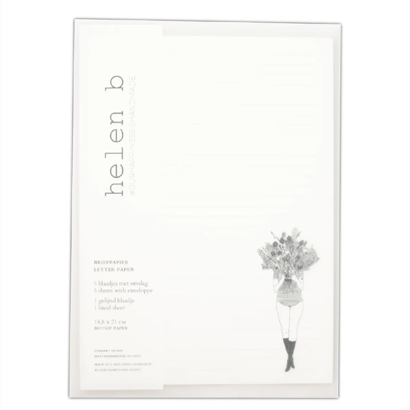 Briefpapier Flower Girl Helen B Livingdesign In Stock Livingdesign