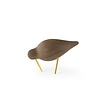 Normann Copenhagen shorebird walnoot/brass