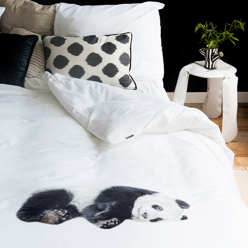 bladerdeeg Wereldrecord Guinness Book Licht Panda dekbedovertrek (1p) - SNURK / LIVINGDESIGN - Livingdesign