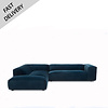 Fest Amsterdam Dunbar sofa avec longchair - Royal 56 Petrol