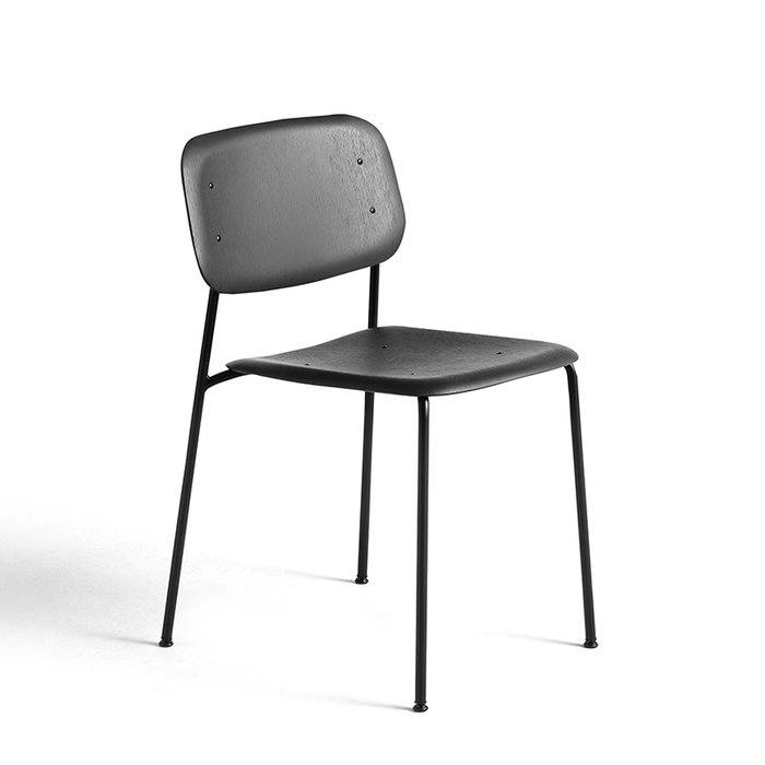 HAY Soft Edge40 chair - Black steel frame