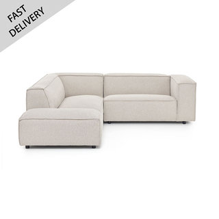 Fest Amsterdam Sofa Dunbar 1.5 seat + longchair Polvere 21 beige