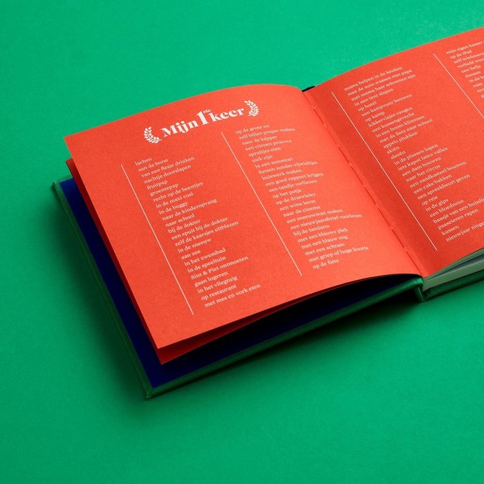 Stratier Journal de bord et album photo Mijn 1e keer