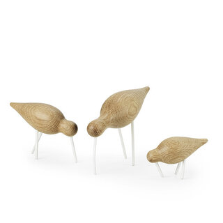 Normann Copenhagen Shorebird eikenhout wit