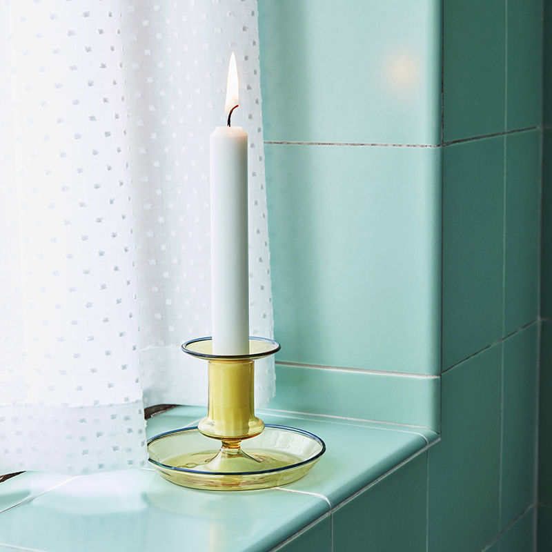 HAY Flare yellow kandelaar EOL