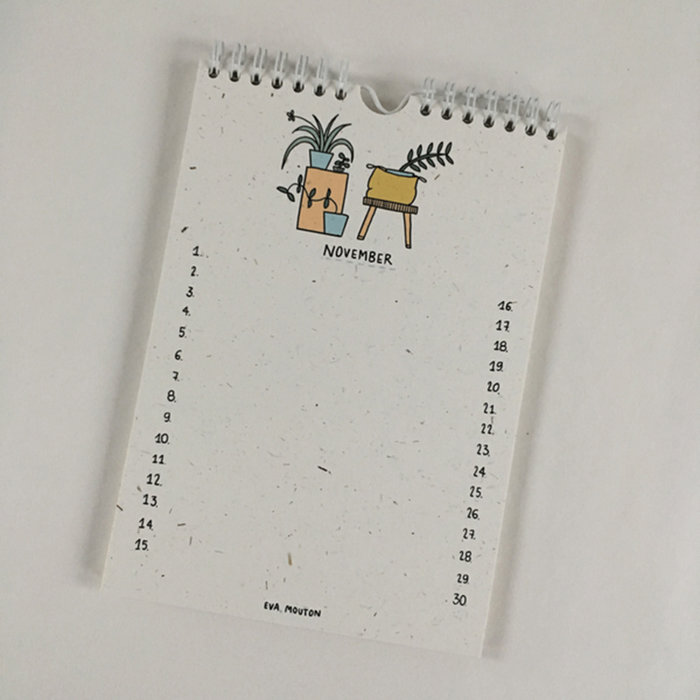 Other brands Eva Mouton - Verjaardagskalender planten