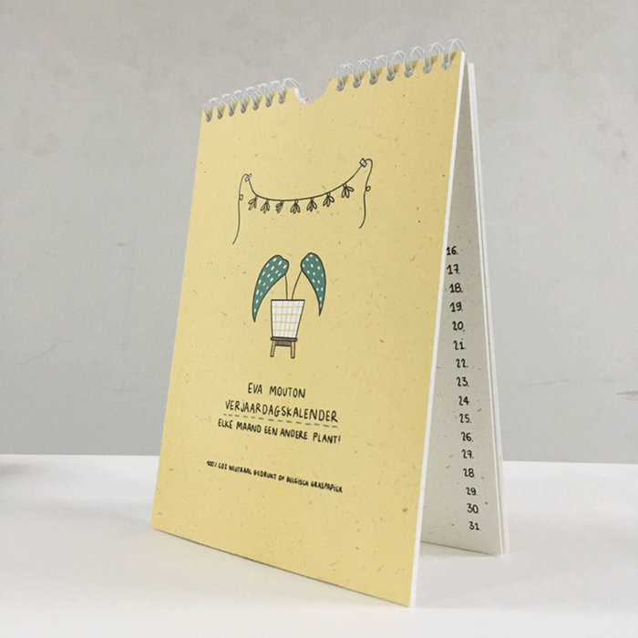 Other brands Eva Mouton - Verjaardagskalender planten