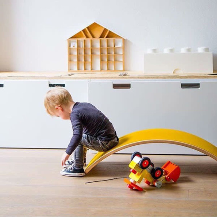 Planche d'équilibre - Naturel Wobbel pour chambre enfant - Les Enfants du  Design