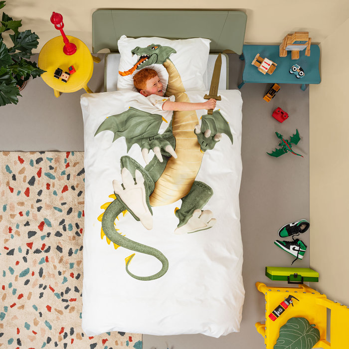 SNURK beddengoed Housse de couette Dragon 1p