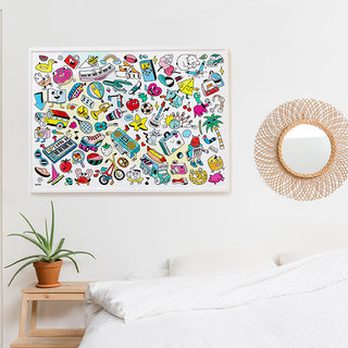 OMY Affiche couleur Baby Pop art - OMY