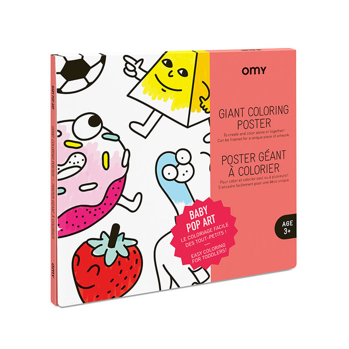 OMY Kleurposter Baby Pop art - OMY