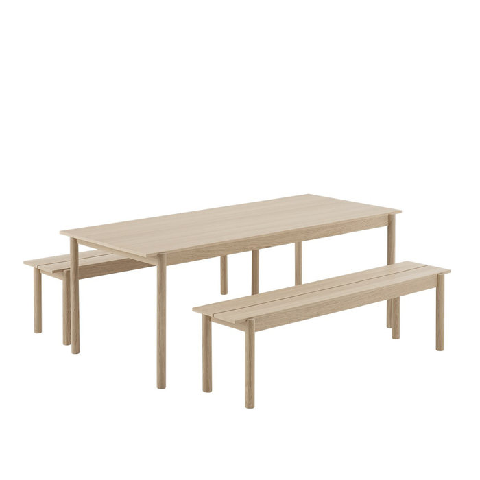 Muuto Linear tafel eik