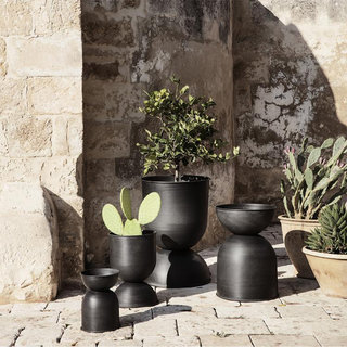 Fermliving Hourglass Pot - Zwart