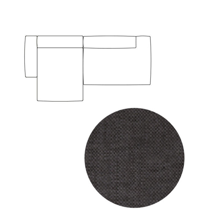 HAY Mags  Soft Sofa Low armrest 2.5 seater - combination 3