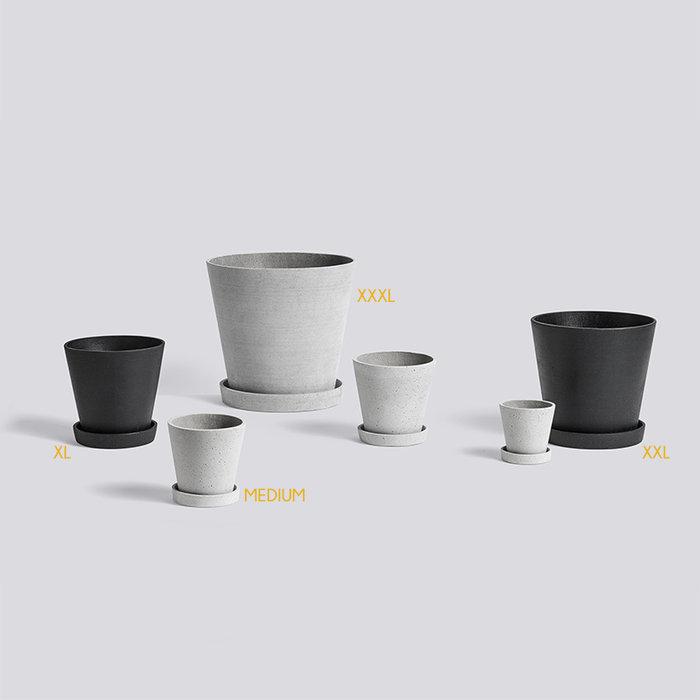 HAY Pot de fleurs avec échelle en polybéton