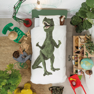 SNURK beddengoed Housse de couette Dino