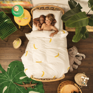 SNURK beddengoed Banana dekbedovertrek