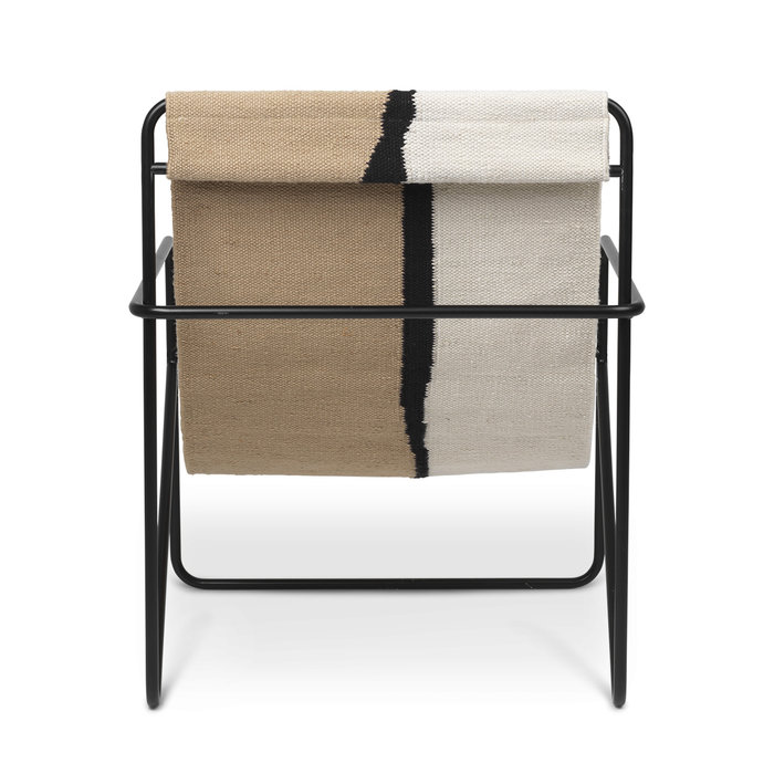 Fermliving Desert Lounge Chair - Frame Black / Soil