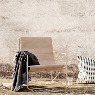 Fermliving Desert Lounge Chair - Cashmere / Sand