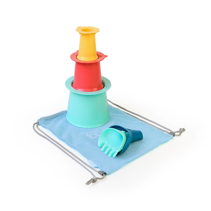 Quut ensemble de plages de châteaux de sable