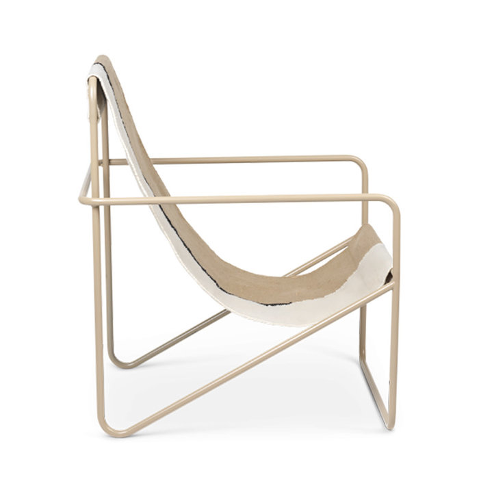 Fermliving Desert Lounge Chair - Cashmere / Soil