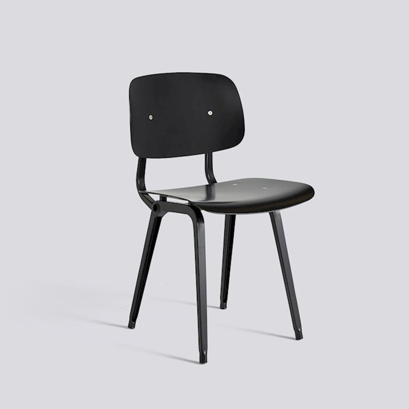HAY Revolt chair - black powder coated steel frame