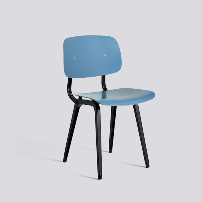 HAY Revolt chair - black powder coated steel frame