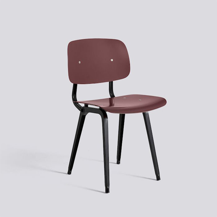 HAY Revolt chair - black powder coated steel frame