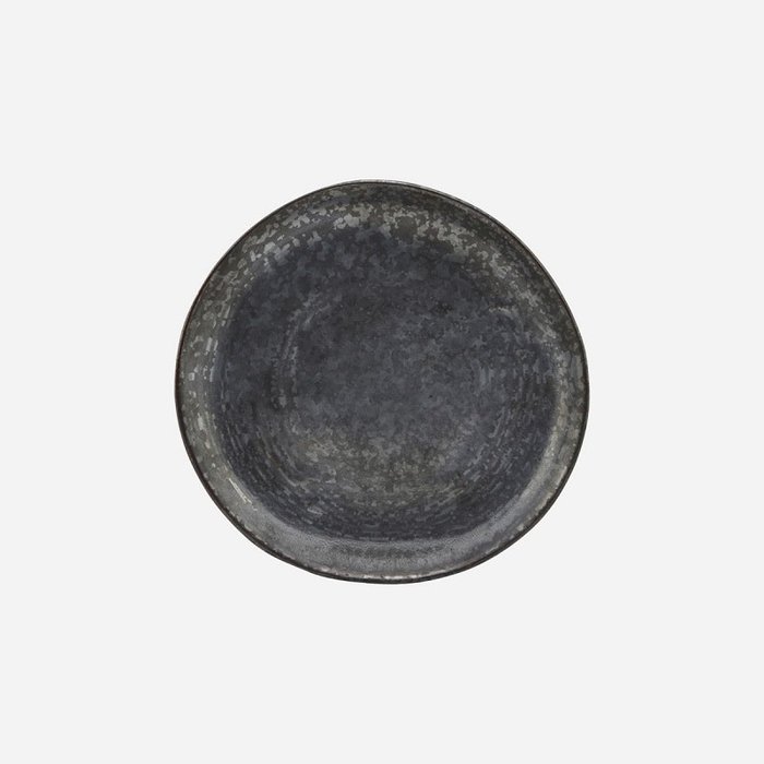 House Doctor Assiette à dessert Pion brun-noir