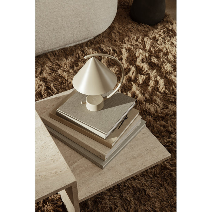 Fermliving Distinct Saltontafel Travertijn