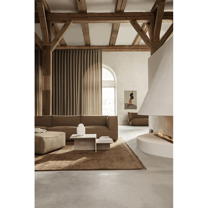 Fermliving Distinct Saltontafel Travertijn