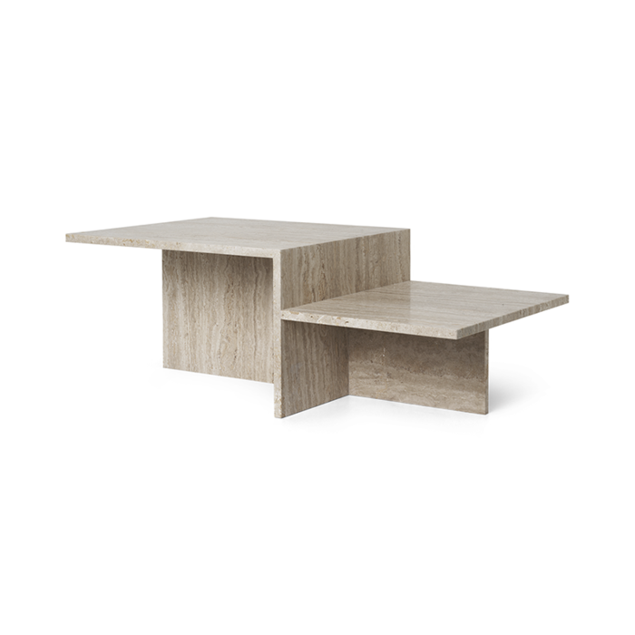 Fermliving Distinct Table de salon Travertin
