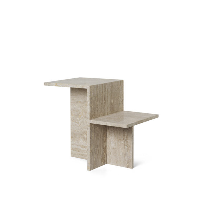 Fermliving Distinct Bijzettafel Travertijn