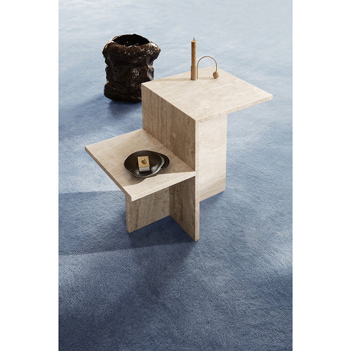 Fermliving Distinct Bijzettafel Travertijn