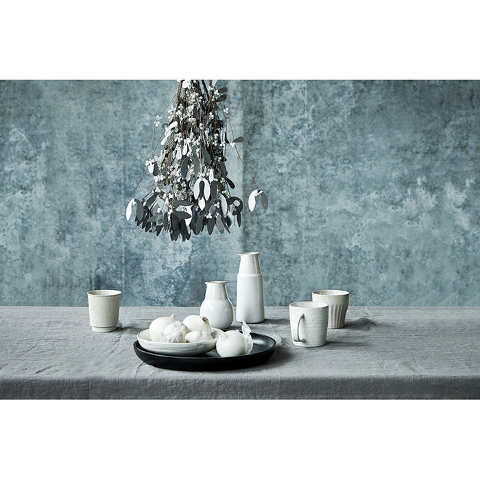 House Doctor Assiette à dessert Pion brun-noir