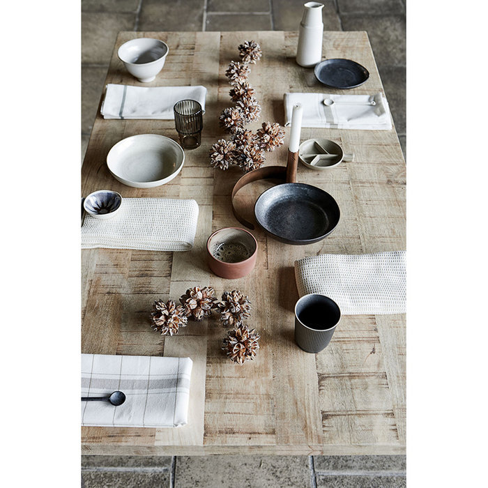 House Doctor Assiette à dessert Pion brun-noir