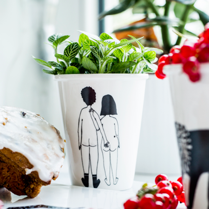 helen b Beker  - Naked couple back