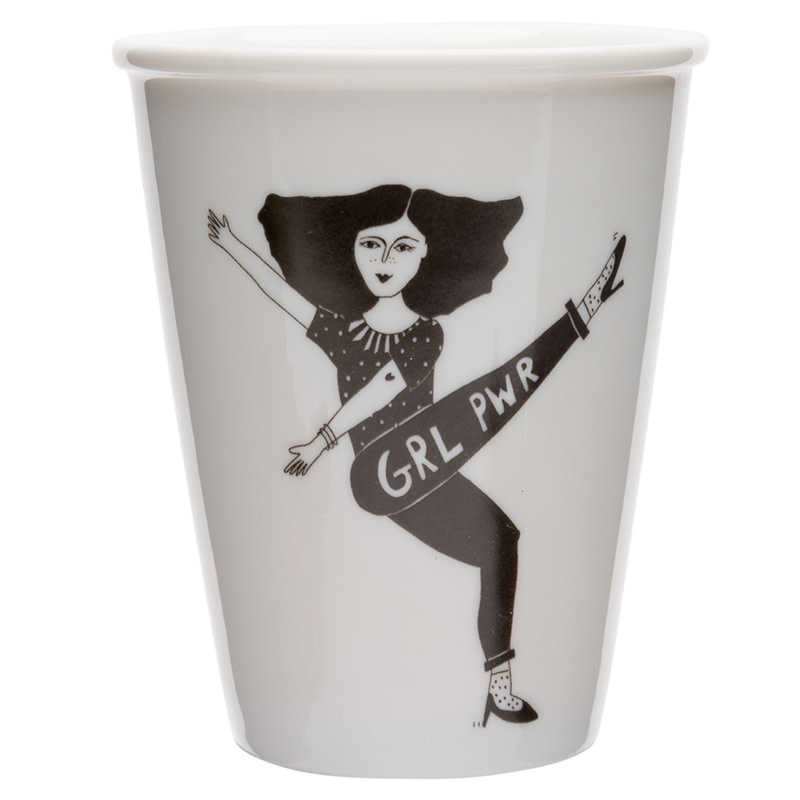 Beker Print - Girl Power - Helen b - Op voorraad! - Livingdesign