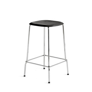 HAY Soft Edge80 barkruk - Chromed steel frame