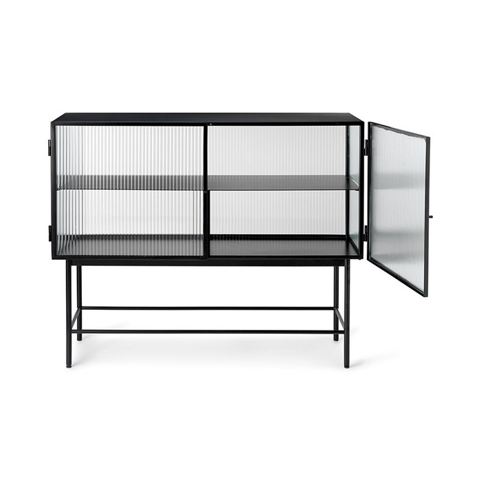 Fermliving Haze dressoir - verre à rayures