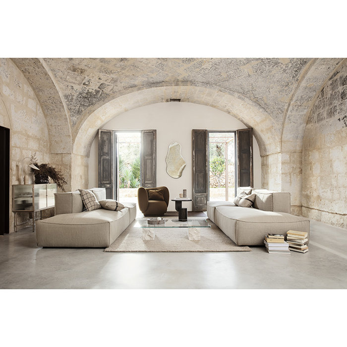 Fermliving Haze dressoir - verre à rayures