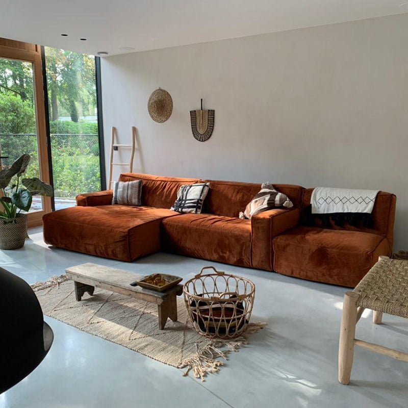 Clay sofa longchair Juke Copper - Fest Amsterdam / LIVINGDESIGN - Livingdesign
