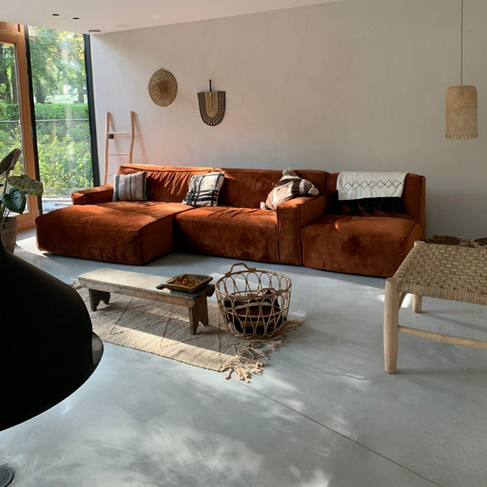 Fest Amsterdam Clay sofa - 1seat no arms + longchair L arm left + 1.5seat arm right